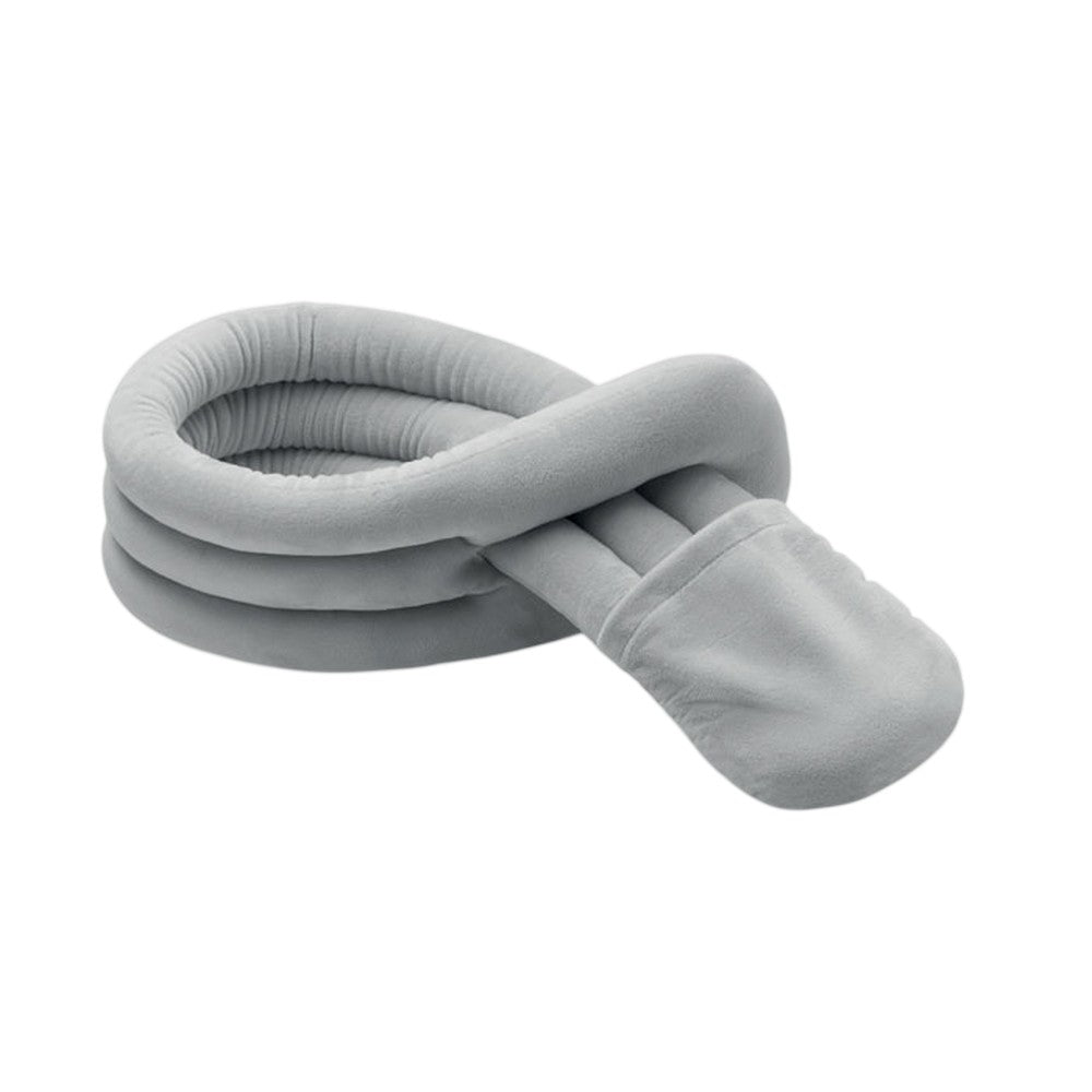 Grey - Front - MidOcean Wrap It Travel Pillow