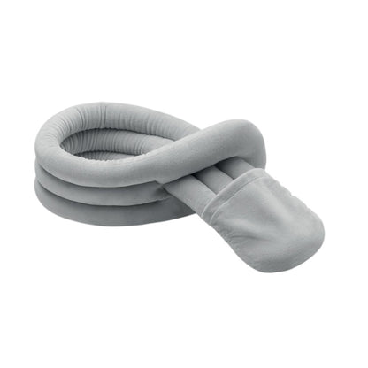 Grey - Front - MidOcean Wrap It Travel Pillow
