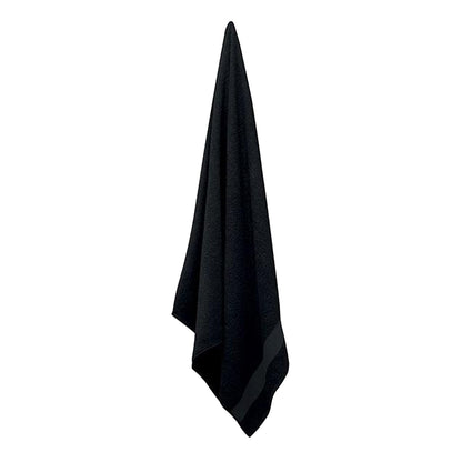 Black - Side - MidOcean Merry Organic Cotton Towel