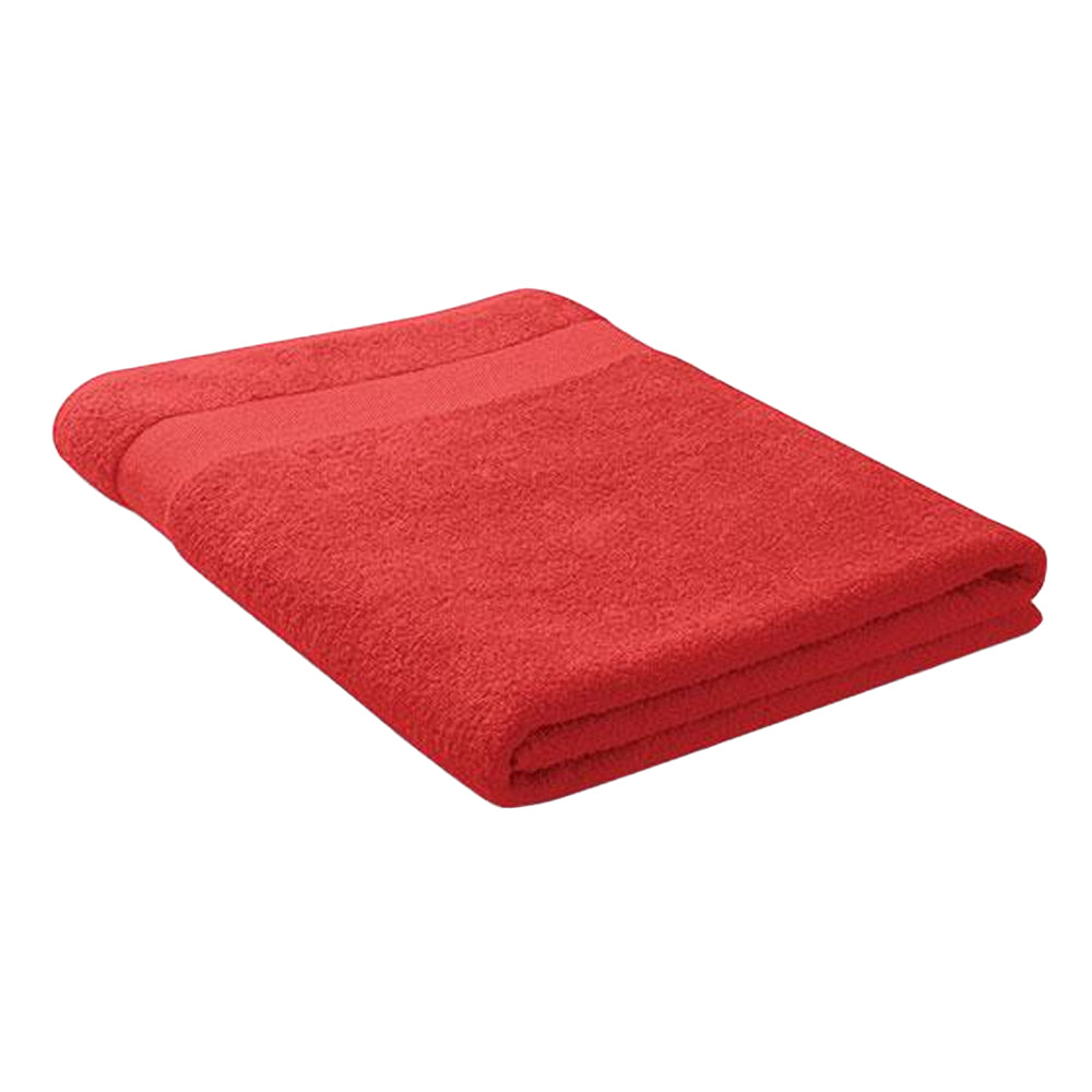 Red - Front - MidOcean Merry Organic Cotton Towel