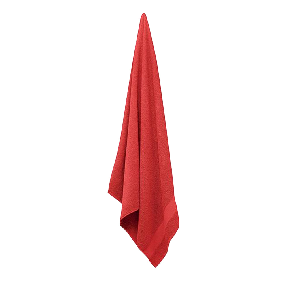 Red - Side - MidOcean Merry Organic Cotton Towel