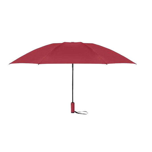 Burgundy - Front - MidOcean Agumbe Windproof Folding Umbrella