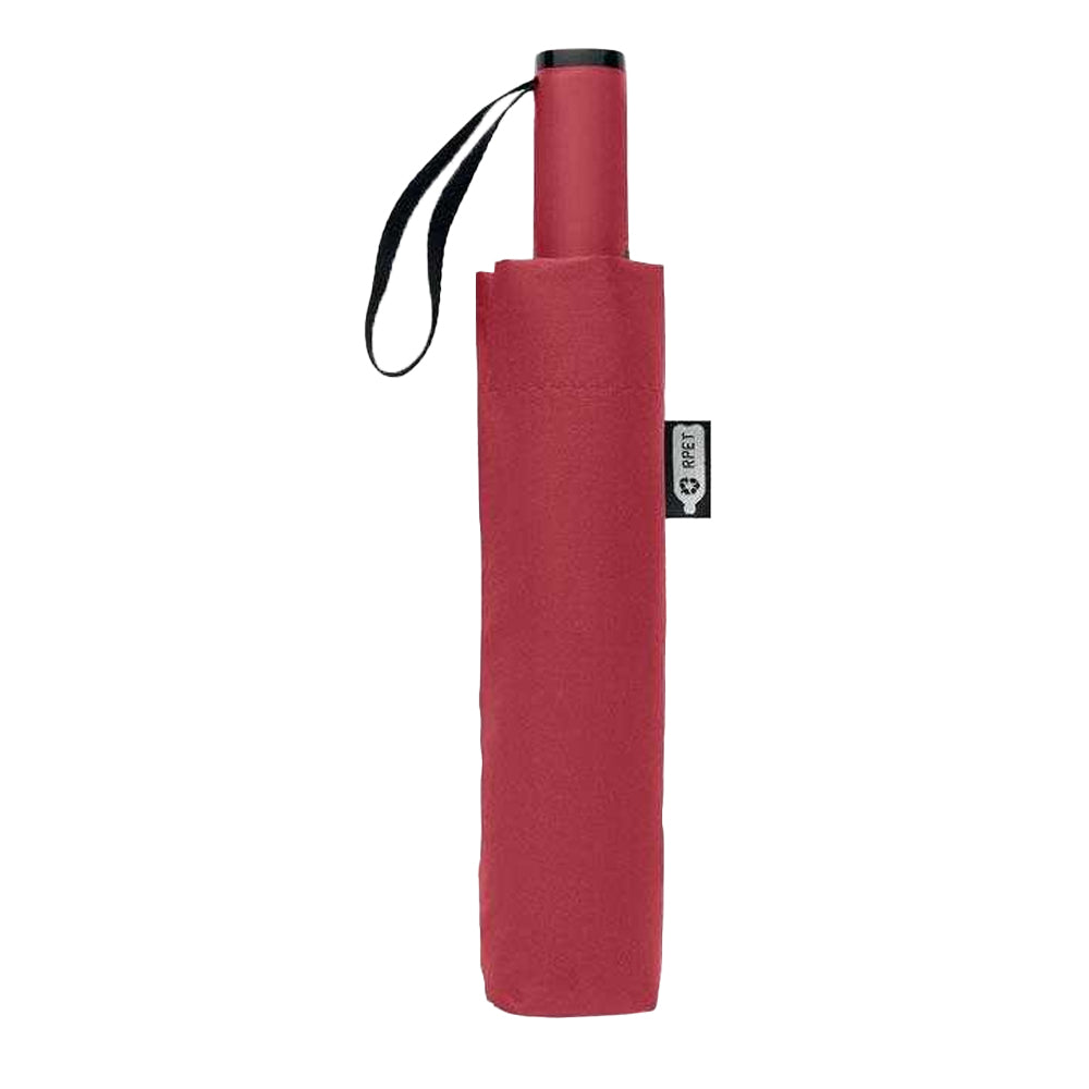Burgundy - Back - MidOcean Agumbe Windproof Folding Umbrella