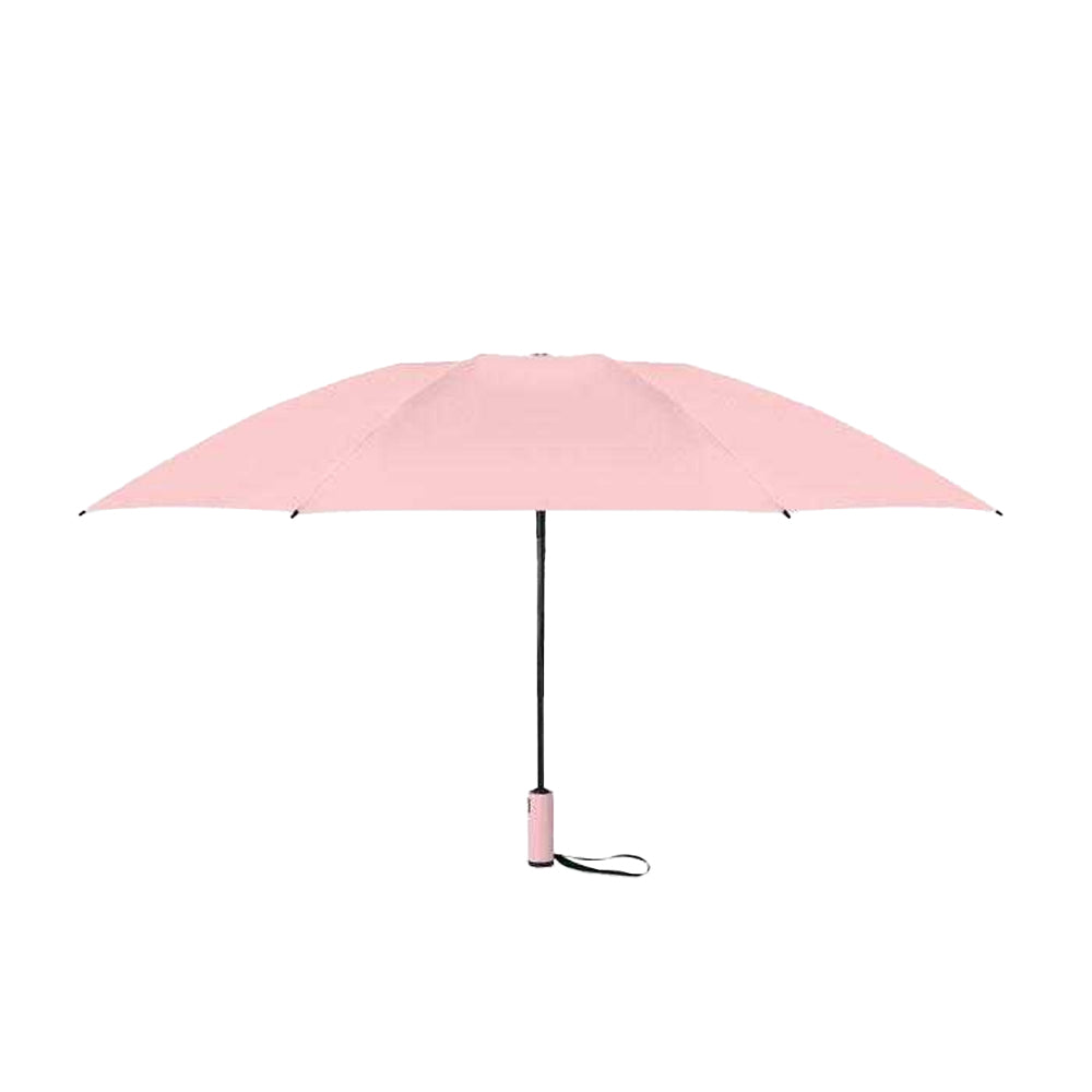 Baby Pink - Front - MidOcean Agumbe Windproof Folding Umbrella