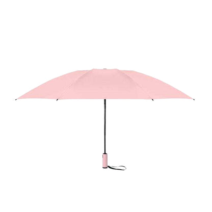 Baby Pink - Front - MidOcean Agumbe Windproof Folding Umbrella