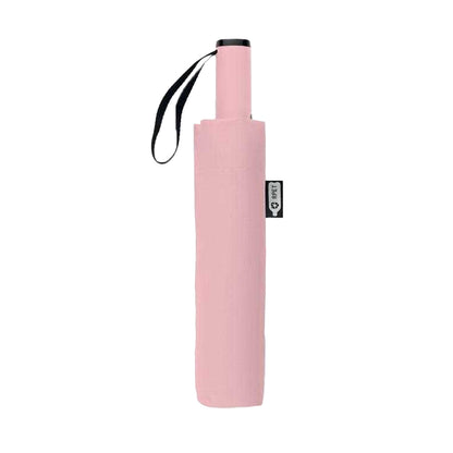 Baby Pink - Back - MidOcean Agumbe Windproof Folding Umbrella
