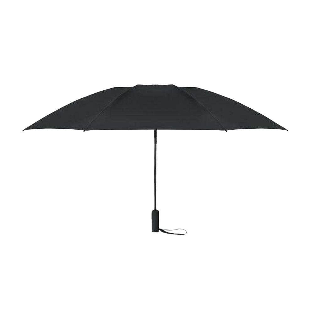 Black - Front - MidOcean Agumbe Windproof Folding Umbrella