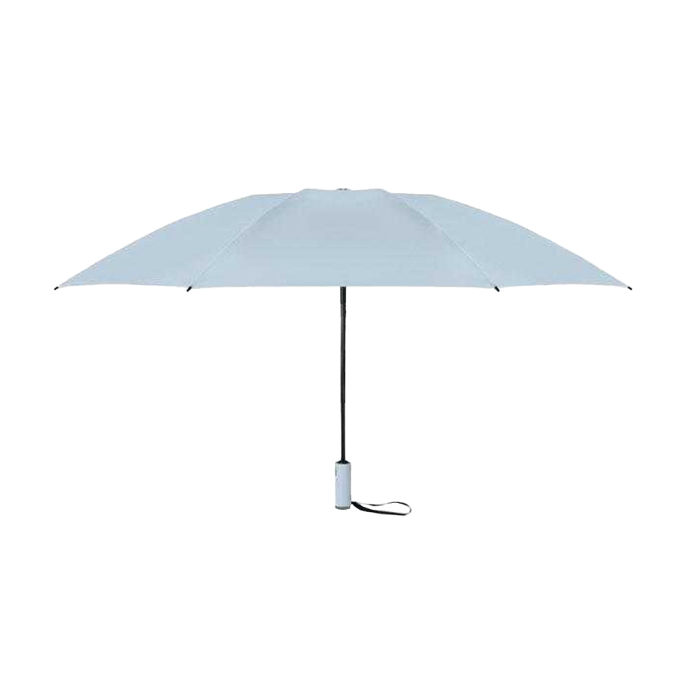 Baby Blue - Front - MidOcean Agumbe Windproof Folding Umbrella