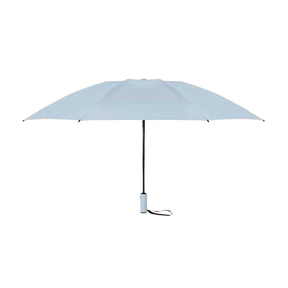 Baby Blue - Front - MidOcean Agumbe Windproof Folding Umbrella