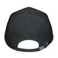 Black - Back - MidOcean Naima Hemp Baseball Cap