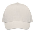 Beige - Side - MidOcean Naima Hemp Baseball Cap