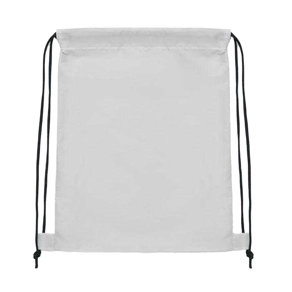 White - Back - MidOcean Childrens-Kids Shoop Drawstring Bag
