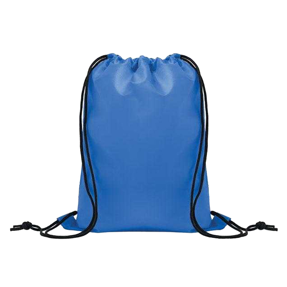 Royal Blue - Front - MidOcean Childrens-Kids Shoop Drawstring Bag