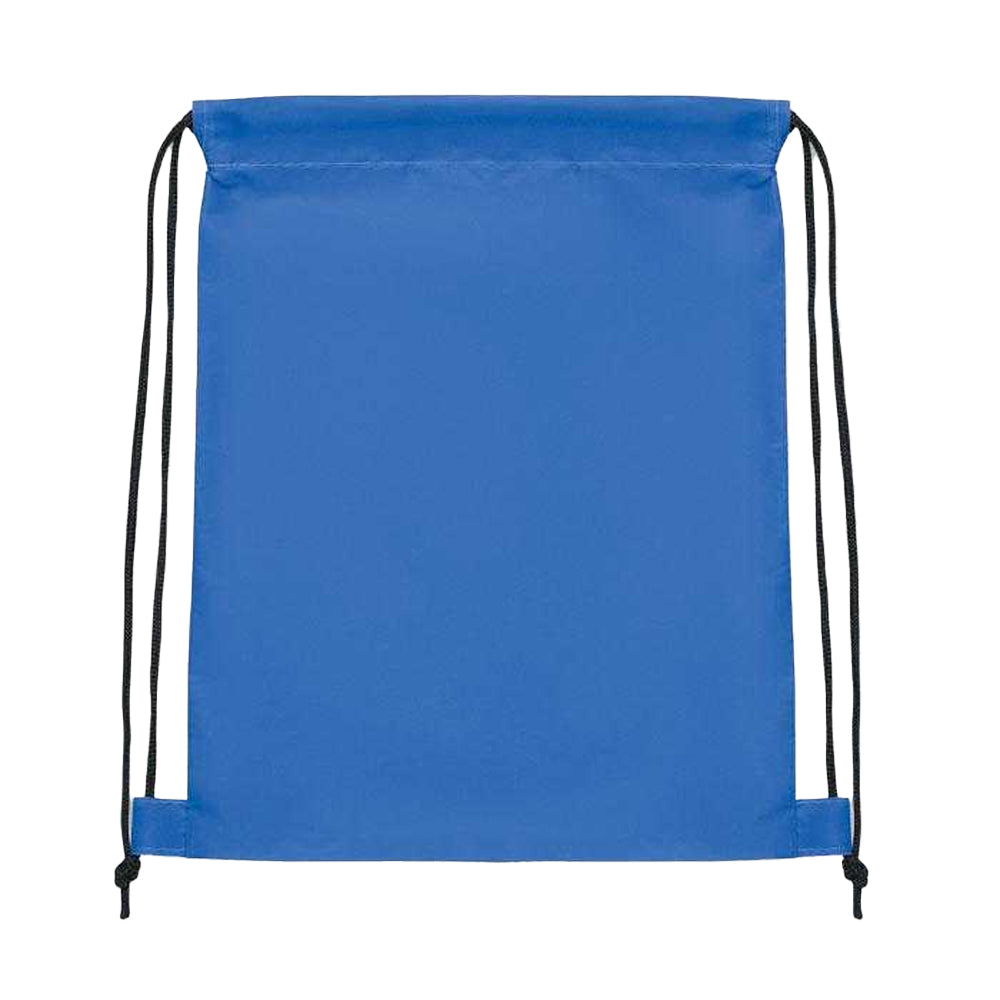 Royal Blue - Back - MidOcean Childrens-Kids Shoop Drawstring Bag