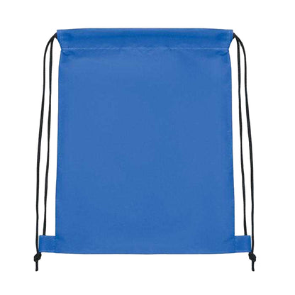 Royal Blue - Back - MidOcean Childrens-Kids Shoop Drawstring Bag
