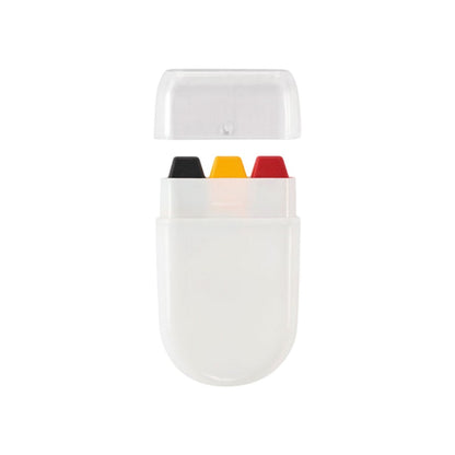 Black-Yellow-Red - Back - MidOcean Cheer Flag Body Paint Stick