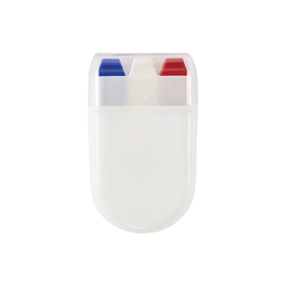 Royal Blue-White-Red - Front - MidOcean Cheer Flag Body Paint Stick