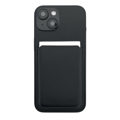 Black - Side - MidOcean Magnetic Phone Card Holder