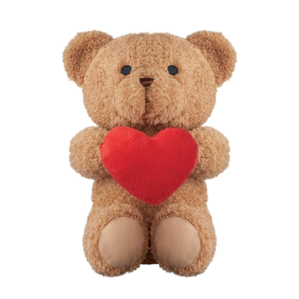 Brown-Red - Front - MidOcean Snuggle Heart Teddy Bear