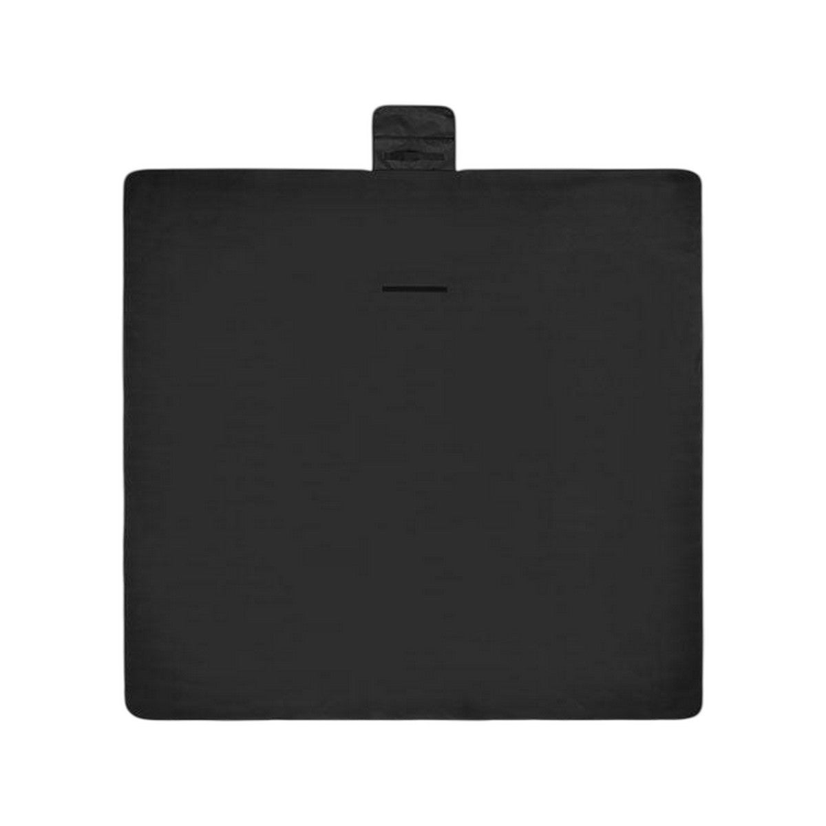 Black - Side - MidOcean Costa Polar Fleece Picnic Blanket