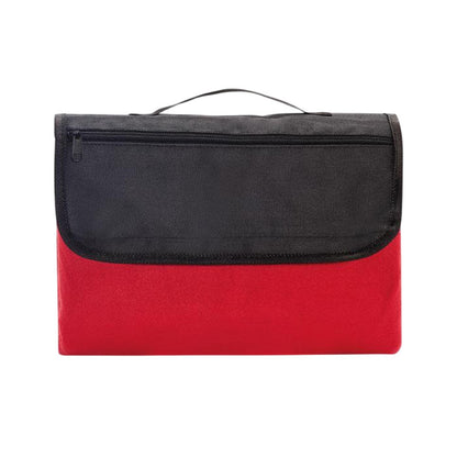 Red - Front - MidOcean Costa Polar Fleece Picnic Blanket