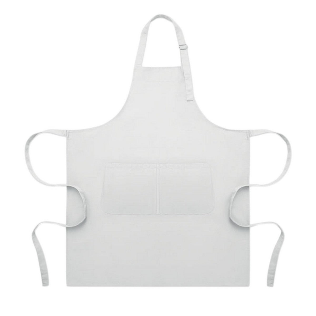 White - Front - MidOcean Gala Adjustable Kitchen Apron