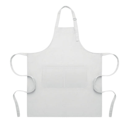White - Front - MidOcean Gala Adjustable Kitchen Apron