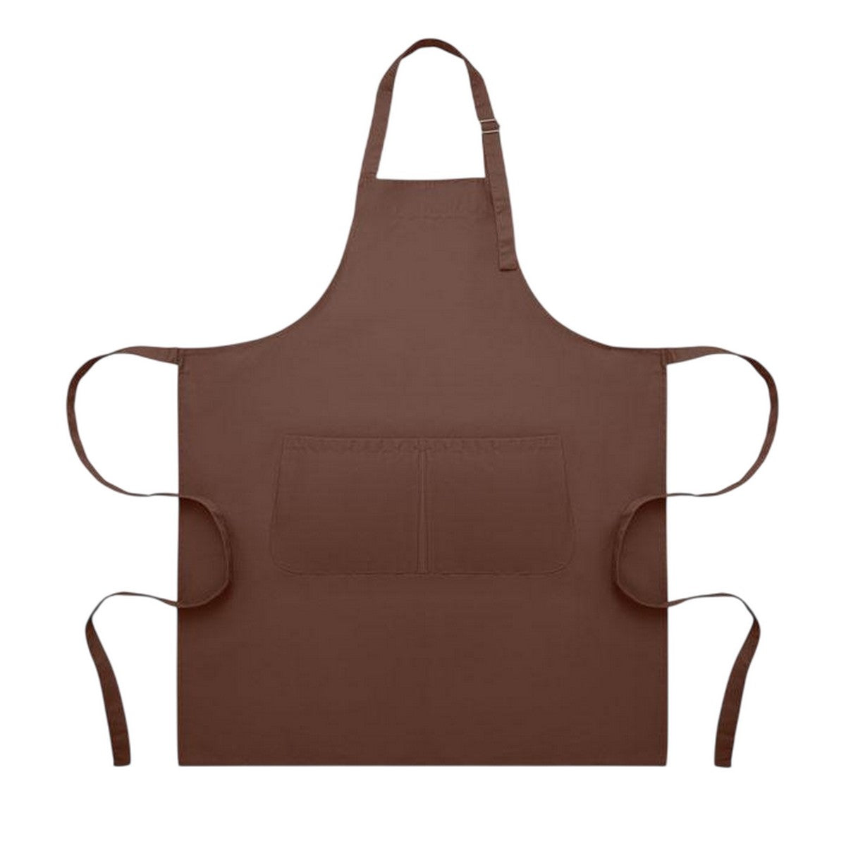 Chocolate - Front - MidOcean Gala Adjustable Kitchen Apron