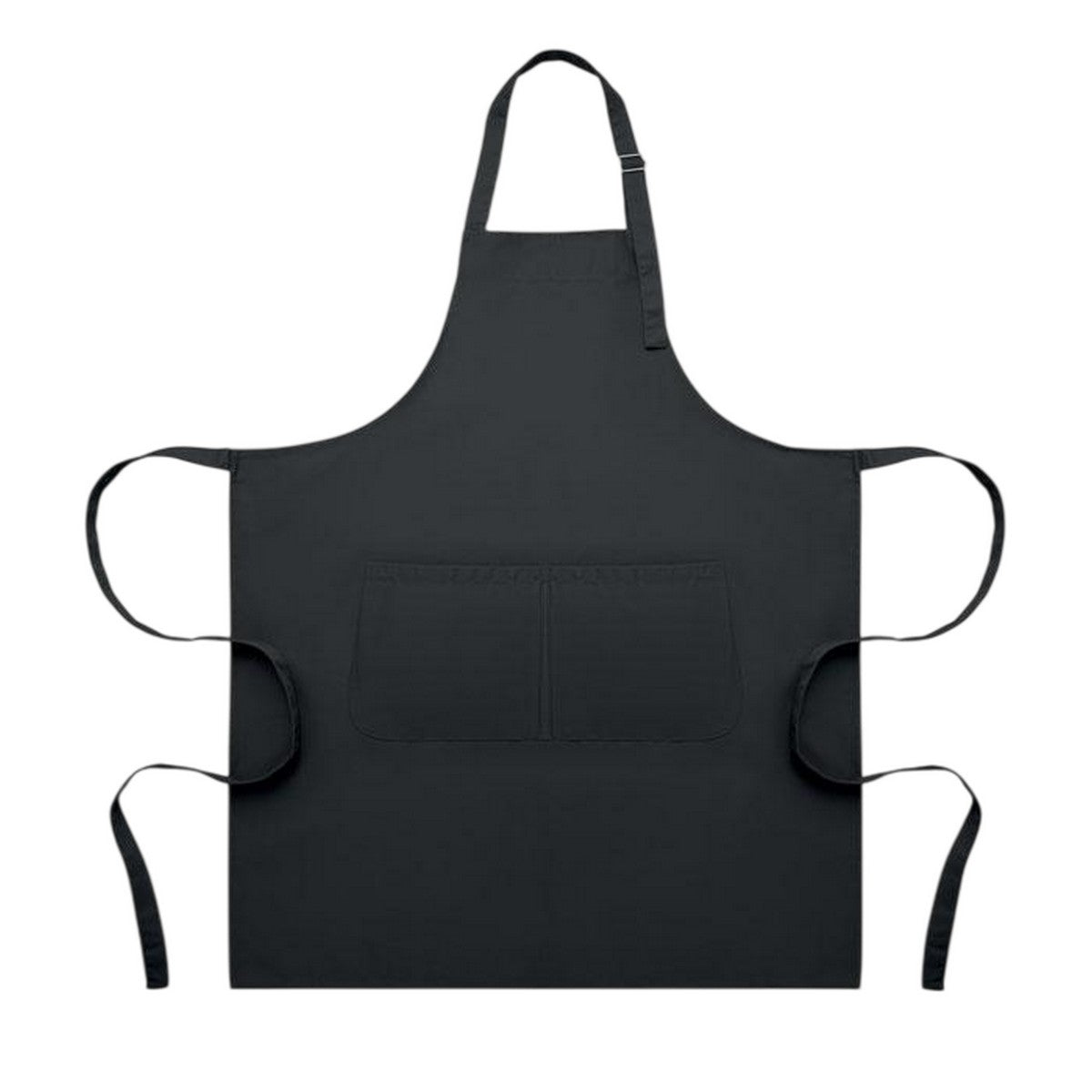 Black - Front - MidOcean Gala Adjustable Kitchen Apron