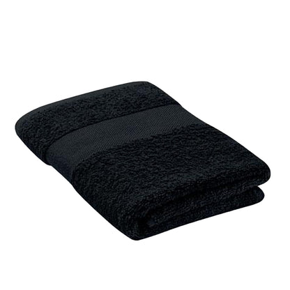 Black - Front - MidOcean Serry Organic Towel