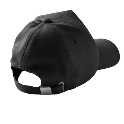 Black - Side - MidOcean Senga RPET 5 Panel Baseball Cap
