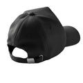 Black - Side - MidOcean Senga RPET 5 Panel Baseball Cap