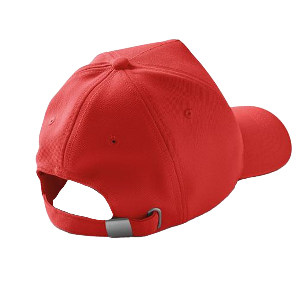 Red - Side - MidOcean Senga RPET 5 Panel Baseball Cap