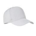 White - Front - MidOcean Senga RPET 5 Panel Baseball Cap