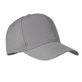 Grey - Front - MidOcean Senga RPET 5 Panel Baseball Cap