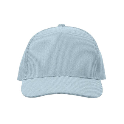 Baby Blue - Front - MidOcean Wale Corduroy Baseball Cap