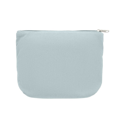 Baby Blue - Back - MidOcean Cordy T Corduroy Cosmetic Bag