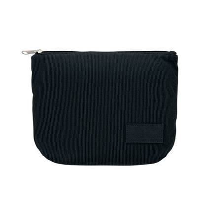 Black - Front - MidOcean Cordy T Corduroy Cosmetic Bag