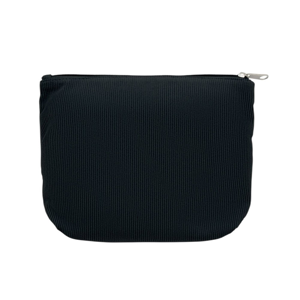Black - Back - MidOcean Cordy T Corduroy Cosmetic Bag