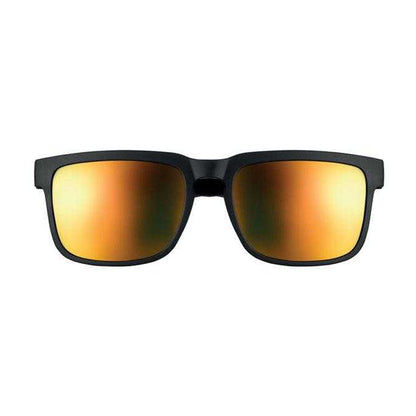 Orange - Side - MidOcean Crete Mirrored Glass Sunglasses