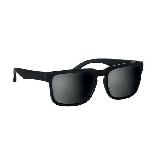 Black - Front - MidOcean Crete Mirrored Glass Sunglasses