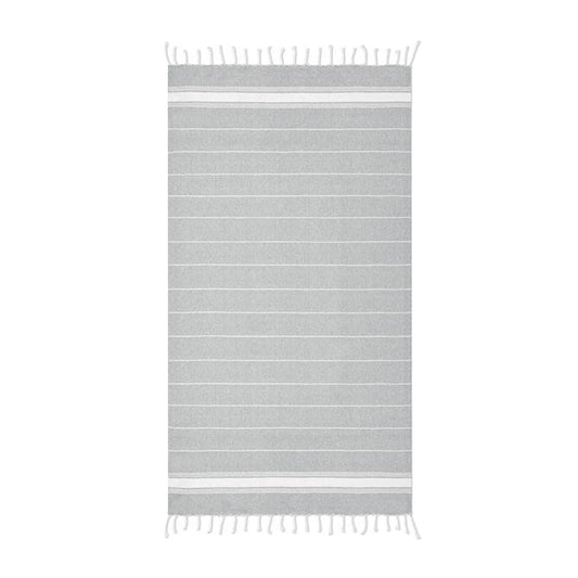 Grey - Front - MidOcean Malibu Beach Towel
