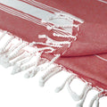 Red - Side - MidOcean Malibu Beach Towel