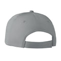 Grey - Back - MidOcean Basie 6 Panel Baseball Cap