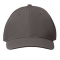 Stone Grey - Back - MidOcean Basie 6 Panel Baseball Cap