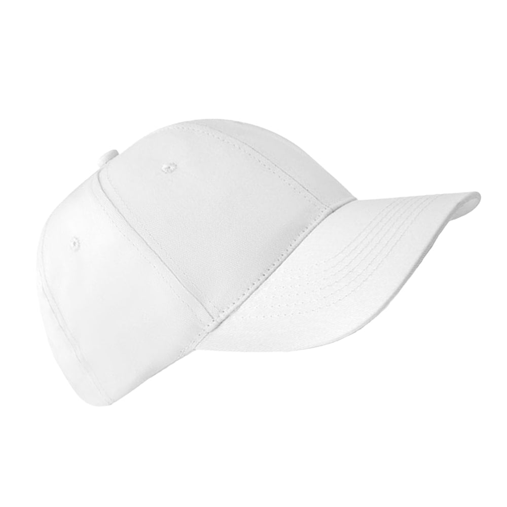 White - Back - MidOcean Basie 6 Panel Baseball Cap
