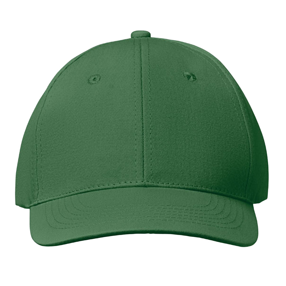 Dark Green - Side - MidOcean Basie 6 Panel Baseball Cap
