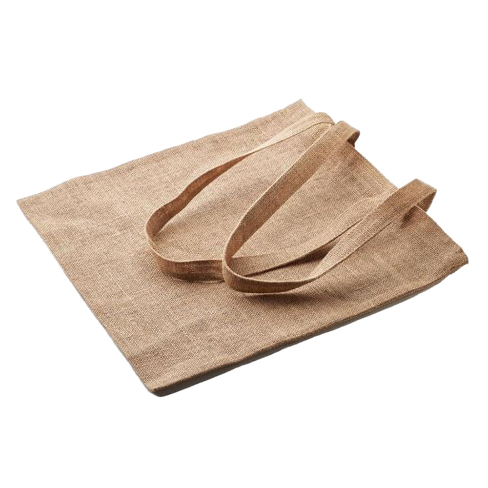 Beige - Side - MidOcean Zolang Jute Long Handle Shopper Bag