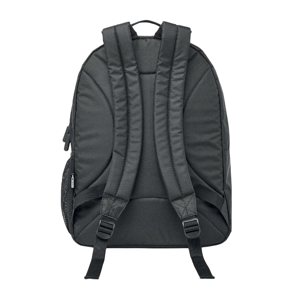 Black - Back - MidOcean Valley RPET Laptop Backpack