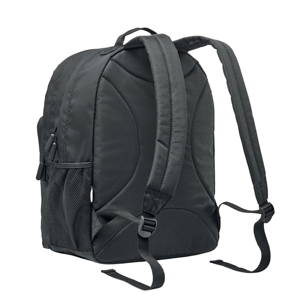 Black - Side - MidOcean Valley RPET Laptop Backpack
